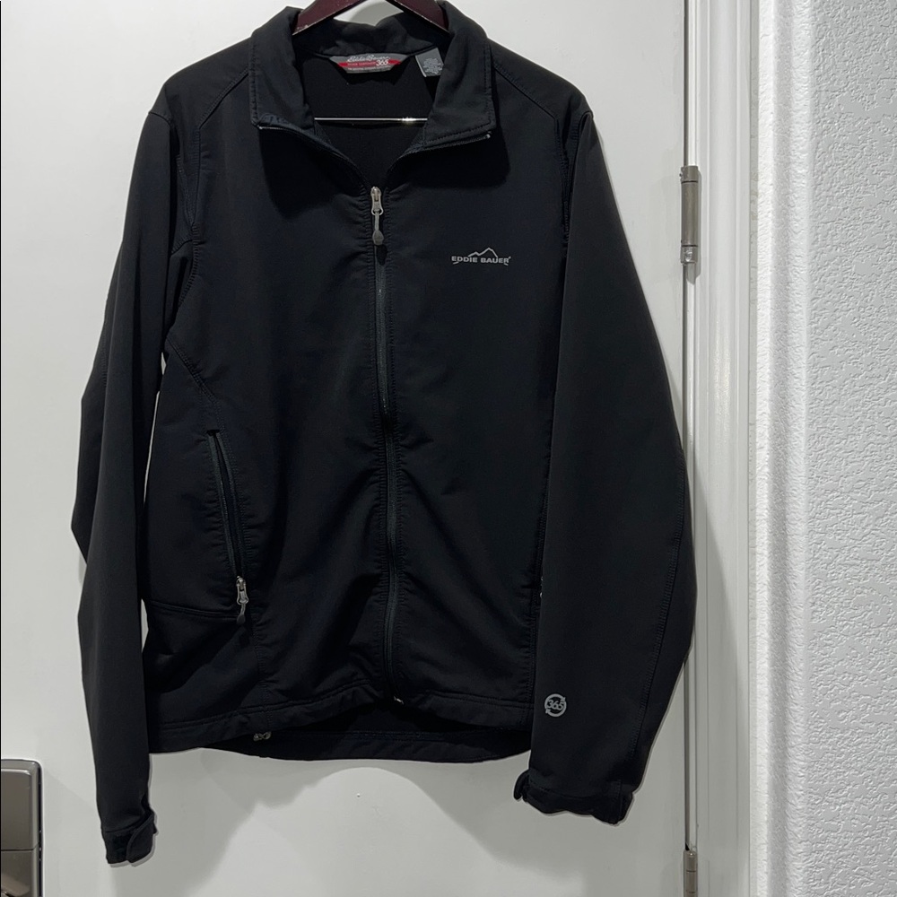 Spyder Men's Black Windbreaker Jacket